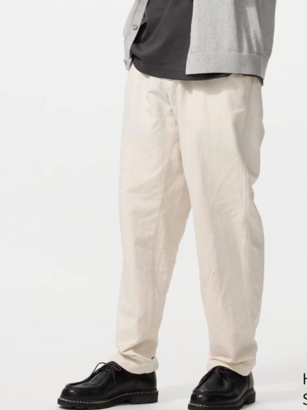 Uniqlo Linen Blend Relaxed Pants